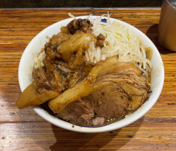 「濃厚雷そば 大」@雷 松戸駅東口店の写真