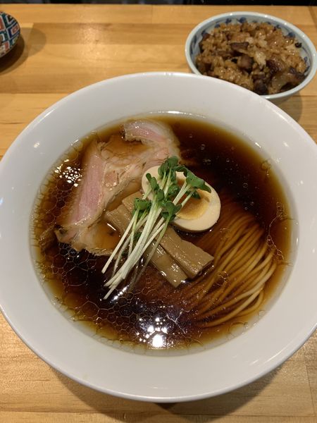 「中華そば　ランチごはん」@いしかわやの写真