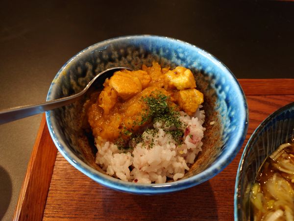 「ミニカレー350円（ゴロ肉ポークカレー）」@Omirukの写真