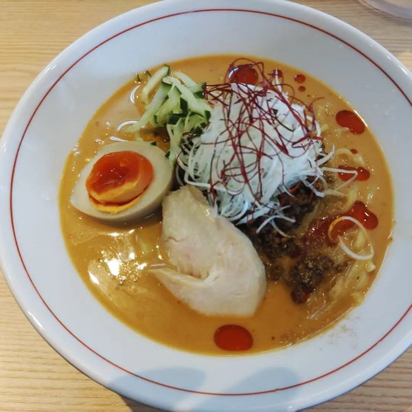 「限定冷し担々麺」@拉麺開花の写真