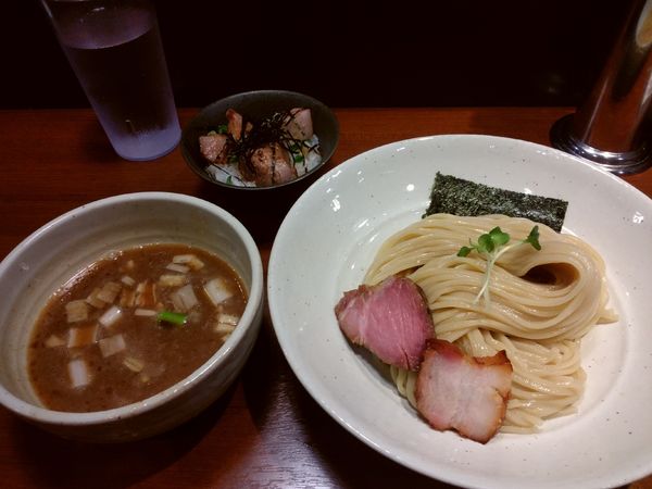 「濃厚豚骨魚介つけめん850円」@麺処 はら田の写真