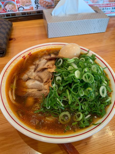 「天風ラーメン＋たまご」@奈良天理ラーメン 天風 豊川店の写真