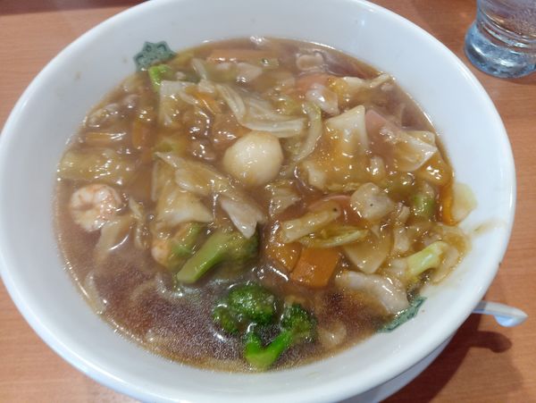 「五目あんかけラーメン並630円」@日高屋 我孫子つくし野店の写真