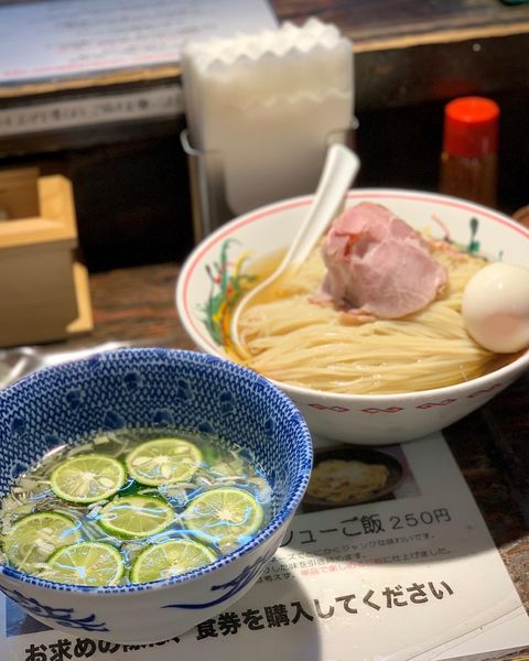 「すだち冷や冷や」@らぁめん小池の写真