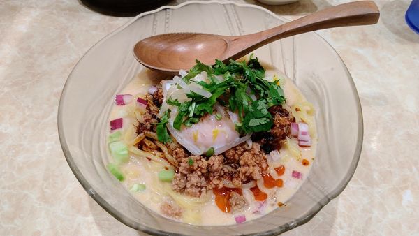 「【期間限定】冷やしタンタン麺(辛口)」@鶏ポタラーメン THANK 大門店の写真