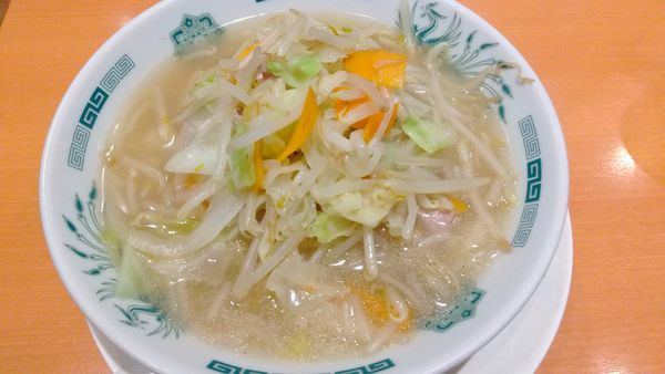 「野菜たっぷりタンメン・少なめ（￥490）」@日高屋 御茶ノ水聖橋店の写真