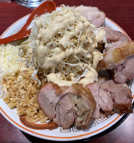 「子豚＋冷やし中華　９３０円＋１５０円」@豚山 白楽店の写真