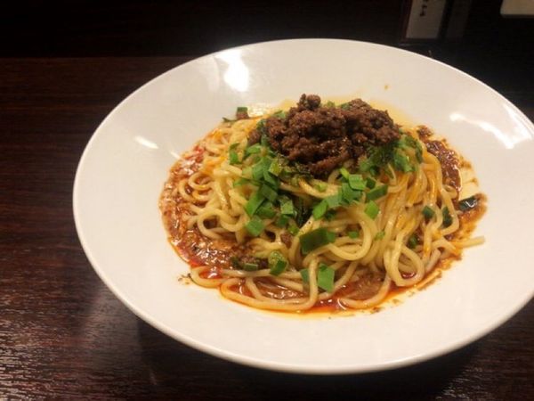 「汁なし担担麺」@香噴噴 東京木場の写真