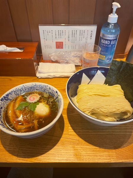 「『特製清湯つけそば』　1300円」@つけそば 神田勝本の写真