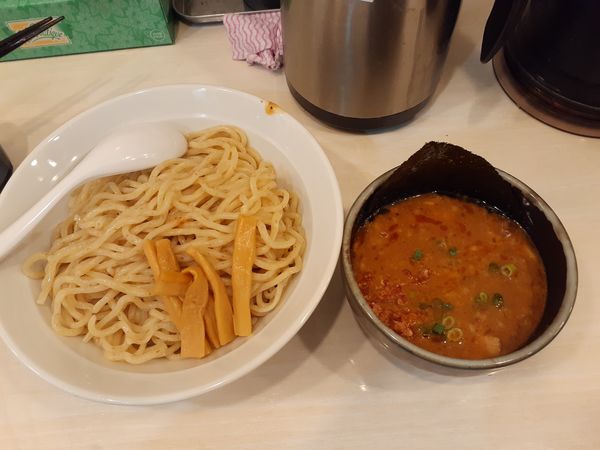「海老つけ麺、大盛」@EBIKURA 渋谷店の写真