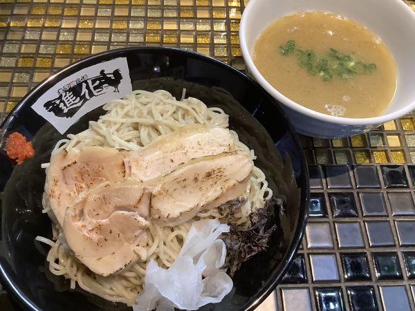 「[月曜限定]鶏白湯つけ麺　大盛」@町田汁場 しおらーめん進化 中山店の写真