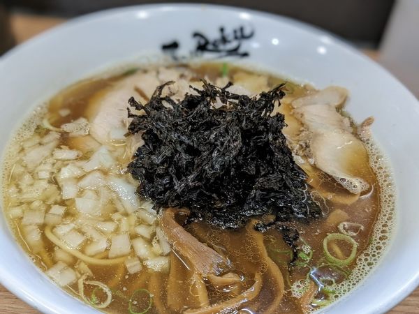 「突発的限定　煮干中華そば」@麺屋 丈六の写真