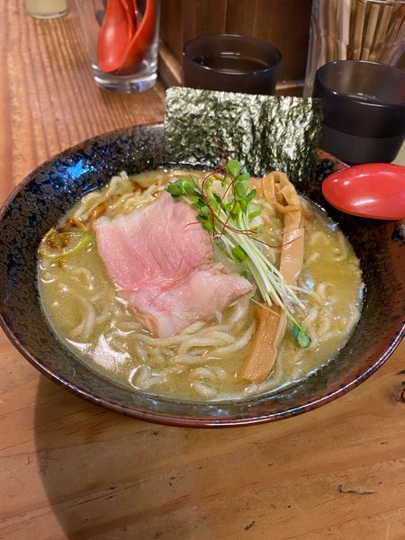 「濃厚牡蠣ソバ」@貝だしラーメン 貝ガラ屋の写真