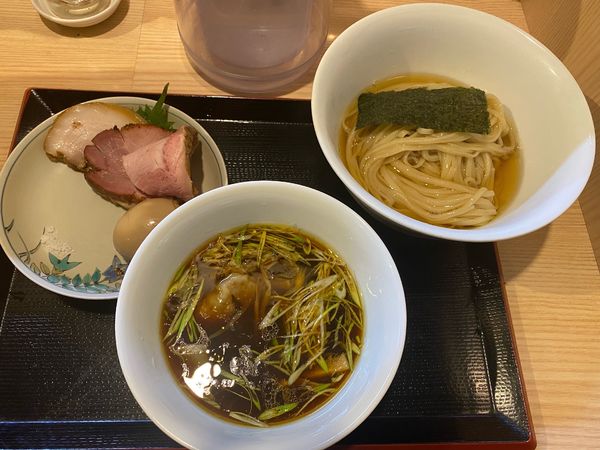 「特性醤油つけ麺」@中村麺三郎商店の写真