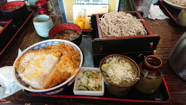 「カツ丼セット」@そば処 味奈登庵 本店の写真