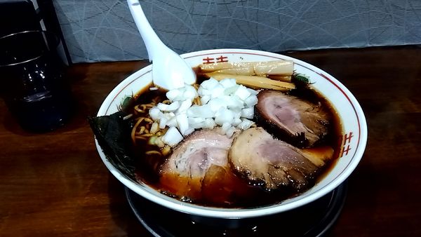 「元祖竹岡式ラーメン（８８０円）」@元祖竹岡式ラーメン 竹福の写真