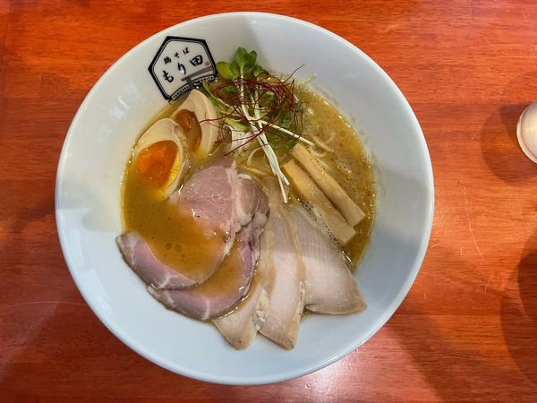 「鶏そば　全のせ」@鶏そば もり田の写真