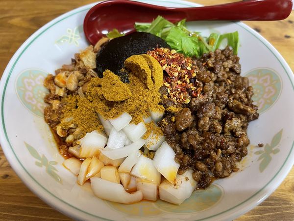 「スパイシーみそまぜそば」@まぜそば専門店 ひよこの写真