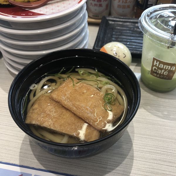 「きつねうどん」@はま寿司 春日部中央店の写真