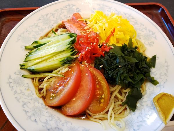 「冷やし中華」@そば処 越後屋の写真