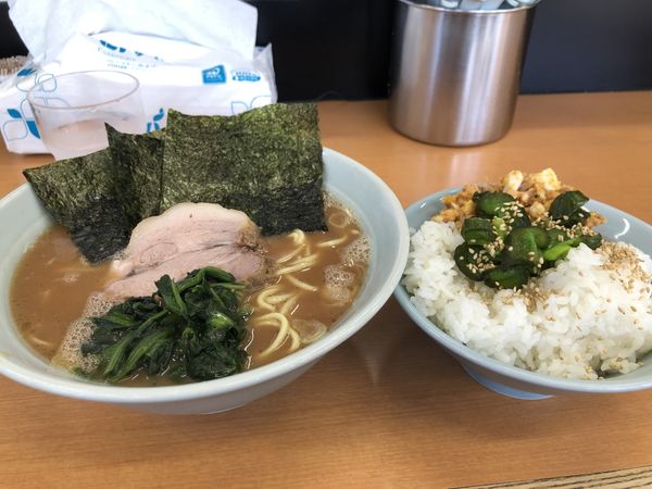 「らーめん　並」@横浜らーめん 武蔵家 綾瀬店の写真