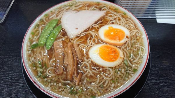 「煮卵入り中華そば(並)781円」@中華そば みずさわ屋の写真