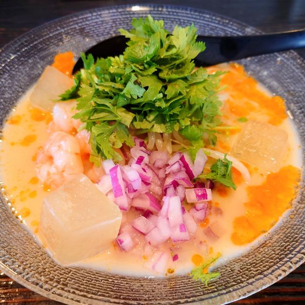 「【夏の限定】冷やしトムヤムクンらぁ麺 980円」@中華そば 向日葵の写真