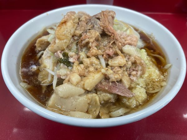 「小ラーメン豚2枚」@ラーメン二郎 越谷店の写真