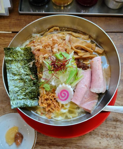 「【夏期限定】和風冷やし塩ラーメン + 穂先メンマ」@麺家 ゐをりの写真