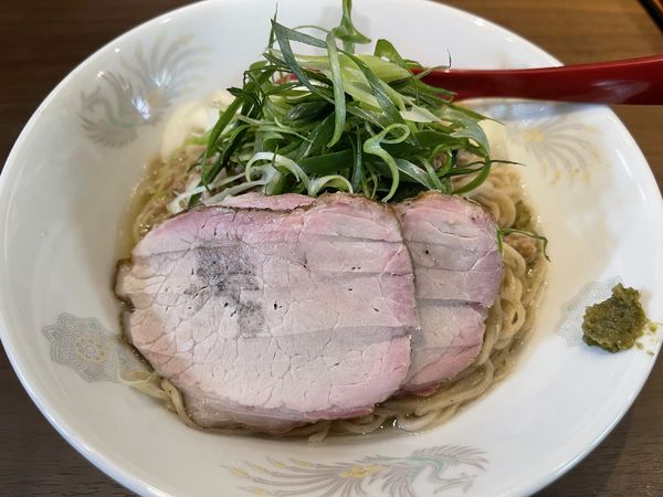 「白しょうゆ魚介だしまぜそば」@自家製麺と自然派食材 晴耕雨読の写真