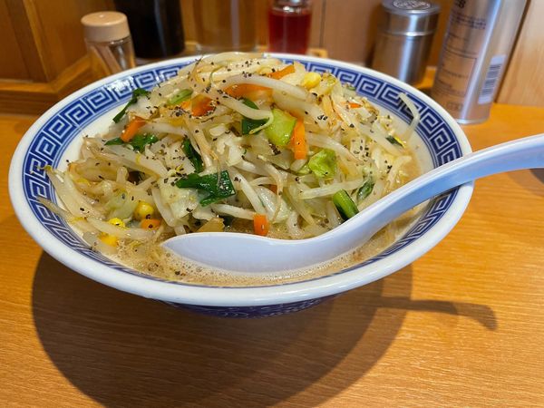 「タンメン麺カタ(生姜+ニンニク)790」@トナリ 東陽町店の写真