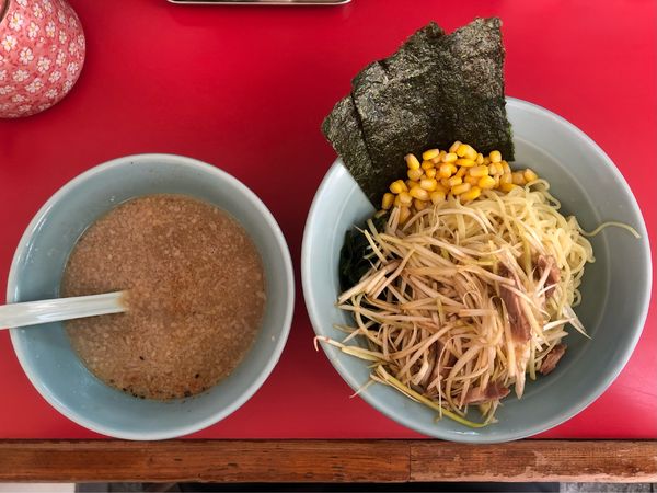 「（並盛）ネギラーメン＋つけ麺に変更」@ラーメンショップ つくば店の写真