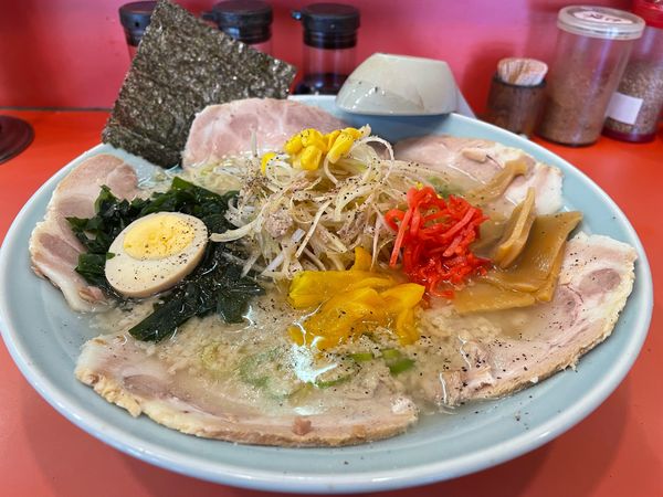 「ネギチャーシューメン（脂多め）」@ラーメンショップ 上柚木店の写真