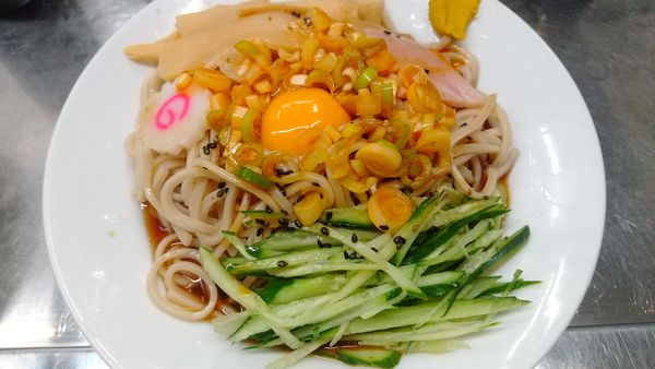 「冷し中華+生卵」@中華そば みたかの写真
