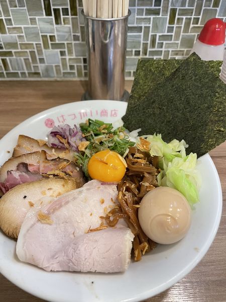 「【限定】ヤミつきマー油まぜ麺」@はつがい商店の写真