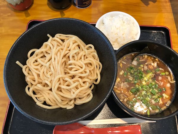 「正油つけめん　900円」@麺うら裏の写真