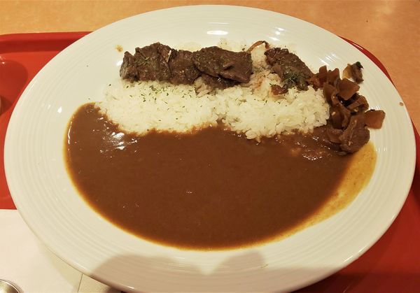 「牛ハラミ焼肉カレー（990円）」@カレーの王様 市ヶ谷店の写真