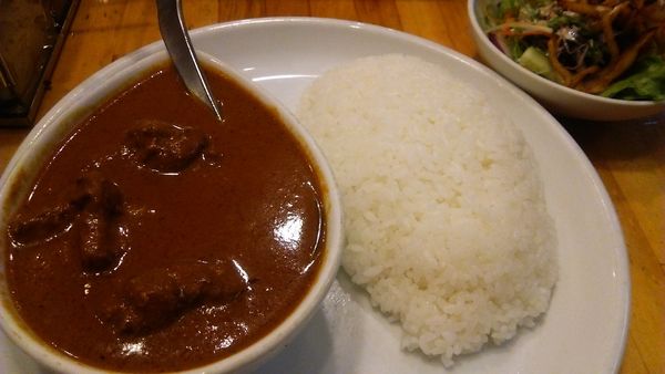 「1種のカレーセット チキンカレー（辛口） 1000円」@Spice Boxの写真