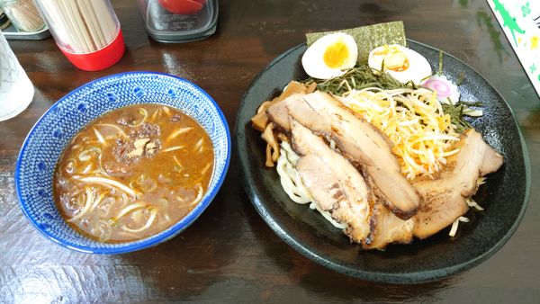 「ネギつけそば（小） 850円 + 番外編 ???円」@麺屋こうきの写真