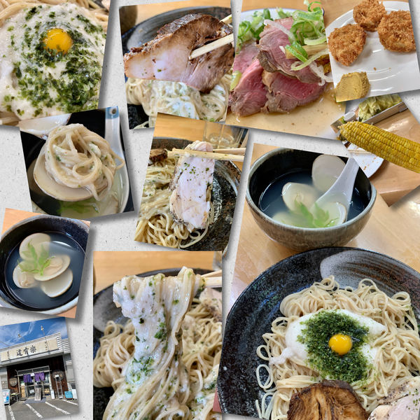 「【7月限定】冷やしトロロ貝出汁（つけ麺）2500円」@MENYA 食い味の道有楽の写真