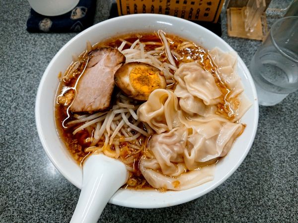 「ワンタン麺」@中華麺店 喜楽の写真