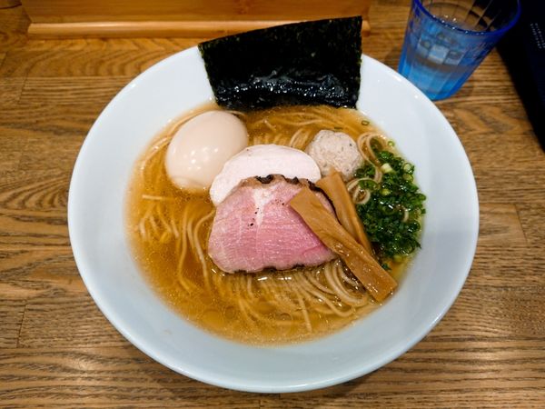 「味玉地鶏(塩)」@自家製麺 純の写真