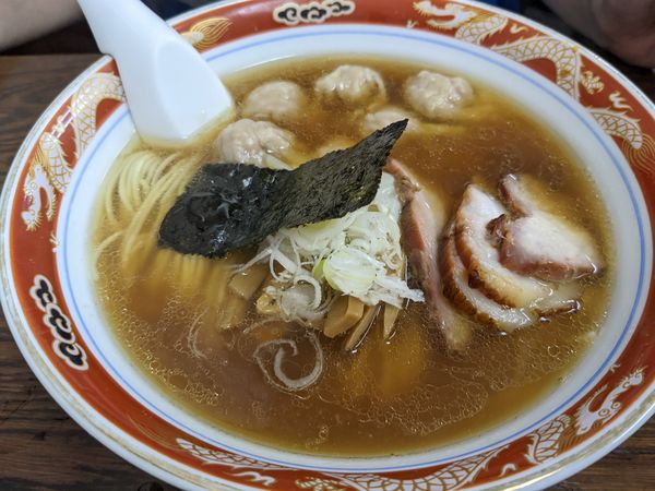 「ワンタンメン」@支那ソバ かづ屋の写真