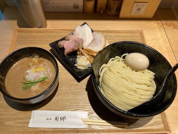 「特製つけ麺(大盛250g)¥1,300」@麺屋 周郷 新橋店の写真
