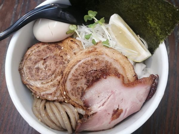 「（夏限定）特製冷やしスッキリそば（並）¥1200」@麺屋みつば＋クローバーの写真