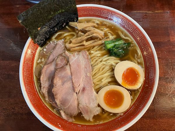 「特しょうゆ　大盛」@麺処 懐やの写真