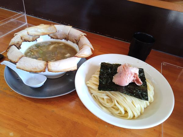 「限定 肉つけそば 大 980円」@中華そば ひらこ屋の写真