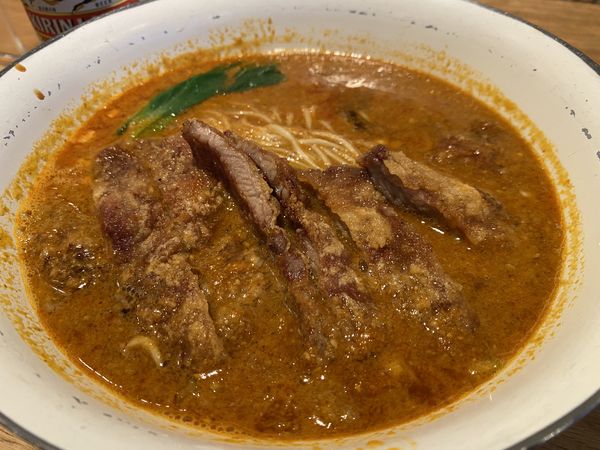 「排骨坦々麺＋ビール」@Renge no Gotokuの写真