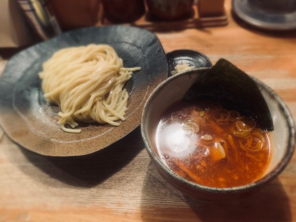 「辛味Ｗつけ麺（並￥860）＋ニンニク（無料）」@つけ麺屋 やすべえ 高田馬場店の写真