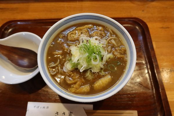 「カレー南蛮￥１２００」@ささ家の写真